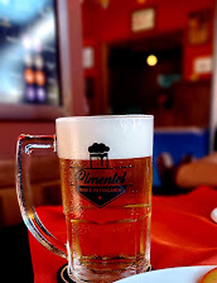 Caneca de chopp com colarinho